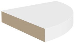 ΡΑΦΙ ΤΟΙΧΟΥ ΓΩΝΙΑΚΟ ΛΕΥΚΟ 25 X 25 X 3,8 ΕΚ. ΑΠΟ MDF 323895