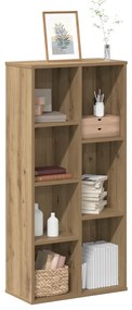 vidaXL Βιβλιοθήκη Αρτισιανή Δρυς 50x25x105 εκ. από Επεξεργασμένο Ξύλο