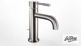 Μπαταρία Νιπτήρα με Αυτόματη Βαλβίδα, Τech La Torre Inox 12007-110