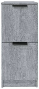 vidaXL Ντουλάπια 2 τεμ. Γκρι Sonoma 30x30x70 εκ. Επεξεργασμένο Ξύλο