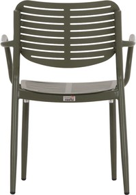 ΠΟΛΥΘΡΟΝΑ ΤΡΑΠΕΖΑΡΙΑΣ HILLIARD HM6644.07 ΑΛΟΥΜΙΝΙΟ ΣΕ OLIVE GREEN 58x52x78Υεκ