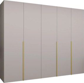 Ντουλάπα Alicante-Cashmere - Χρυσό-Μήκος: 250εκ