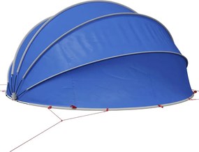 vidaXL Θόλος πισίνας Μπλε 430 x 430 x 210 εκ.