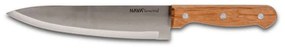 Μαχαίρι Chef Terrestrial 10-058-041 33cm Inox-Brown Nava Steel,Wood