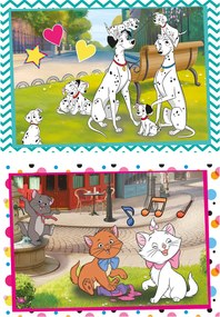 Clementoni Παιδικό Παζλ Super Color Disney Classics 2x60 τμχ