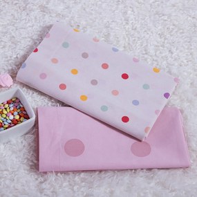 Σεντόνια Λίκνου (Σετ) Nef-Nef Homeware Baby Dots Ecru/Pink