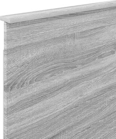 vidaXL Κεφαλάρι με κεφαλάρι Γκρίζο Σονομα 75 cm Επεξεργασμένο ξύλο