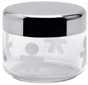 Δοχείο Αποθήκευσης Girodonto AKK35 500ml Silver-Clear Alessi Stainless Steel,Glass