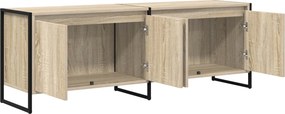 vidaXL Ντουλάπι TV 140 x 36 x 49.5 εκ Σονόμα Επεξεργασμένο Ξύλο