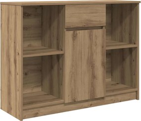 vidaXL Συρταριέρα με Συρτάρια Τεχνίτης Δρυς 101x35x76 εκ. Επεξ. Ξύλο