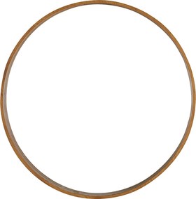 Διακοσμητικός Καθρέφτης Τοίχου (Φ80) Spitishop Messina Natural