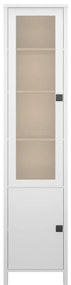 Βιτρίνα Μονόφυλλη Marocco Λευκό 48.3x37x210.5cm