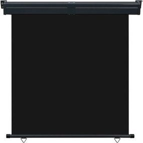 vidaXL Σκίαστρο Βεράντας Πλαϊνό Μαύρο 165 x 250 εκ.