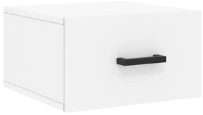 vidaXL Κομοδίνο Επιτοίχιο Λευκά 35 x 35 x 20 εκ.