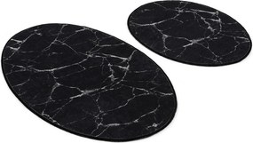 Bathmat Set (2 Pieces) Marble Djt Multicolor