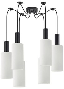 Φωτιστικό Οροφής Πολύφωτο Homelighting 77-8562 Black/White