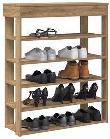 Ράφι παπουτσιών Artisan Oak 80x30x98 cm Κατασκευασμένο ξύλο - Καφέ