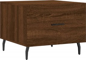 vidaXL Τραπεζάκια Σαλονιού 2 τεμ Brown Oak 50x50x40 εκ Επεξ. Ξύλο