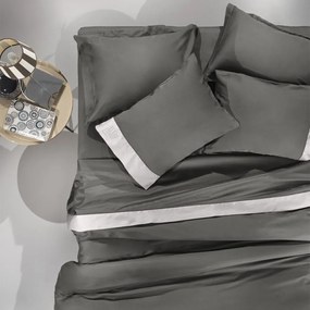 Σεντόνια Silky Σετ 4Τεμ. Anthracite-Grey Guy Laroche King Size 270x280cm 100% Cotton Satin