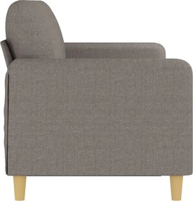 vidaXL Καναπές Τριθέσιος Taupe 180 εκ. Υφασμάτινος