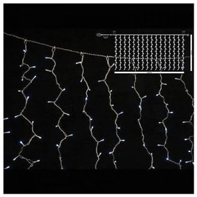 Κουρτίνα Λαμπάκια Χριστουγεννιάτικα 240 LED Λευκά 009-495400 Eurolamp 009-495400 Λευκό