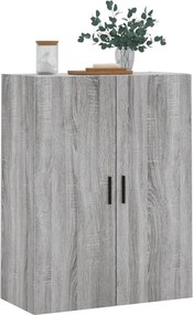 vidaXL Ντουλάπι Τοίχου Γκρι Sonoma 69,5 x 34 x 90 εκ.