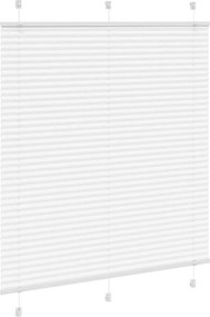 vidaXL Πλισέ περσίδα Λευκό 120x150 cm Πλάτος υφάσματος 119,4 cm