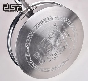 Τηγάνι ανοξείδωτο με καπάκι - 4.0L - CS003-C28 - DSP - 561352