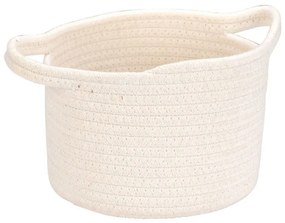 Καλάθι Αποθήκευσης (Φ18x13) Estia Blanca Λευκό 02-29616