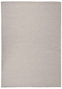vidaXL Χαλί Εξωτερικού Χώρου με Επίπεδη Ύφανση Ανοιχτό Γκρι 160x230 εκ.