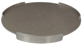 Διακοσμητικός Δίσκος Brontie 032500 36x36x4cm Silver Αλουμίνιο