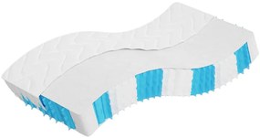 vidaXL Στρώμα με Pocket Springs Μεσαία Σκληρότητα 80x200 εκ.