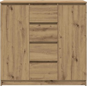 vidaXL Συρταριέρα με Συρτάρια Τεχνίτης Δρυς 100,5x35x98,5 εκ.