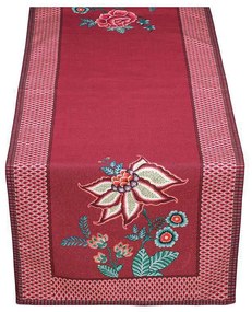 RUNNER ΤΡΑΠΕΖΑΡΙΑΣ 50x150cm PIP STUDIO - FLOWER FESTIVAL DARK PINK