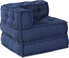 vidaXL Μονάδα Μοντέρνου Καναπέ 2 pcs Ινδικο 140 x 70 x 56 εκ. Ύφασμα