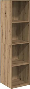 vidaXL ΣΕΤ ΒΑΘΜΟΛΟΓΗΣΗΣ ΤΗΛΕΟΡΑΣΗΣ Επιτοίχιο 2 pcs Artisan Oak