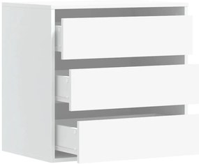 vidaXL Συρταριέρα Γωανική Λευκή 60x41x58 εκ. από Επεξεργασμένο Ξύλο