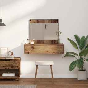 vidaXL Τραπέζι περιποίησης Καφέ 83 x 40 x 70 εκ Επεξεργασμένο ξύλο