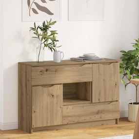 vidaXL Πλαϊνό γραφείο Artisan Oak 100 x 30 x 65,6 Επεξεργασμένο Ξύλο