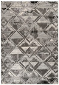 Χαλί ELEMENTS 140/995 &#8211; 133×190 cm 133X190 ΜΑΥΡΟ-ΑΣΗΜΙ