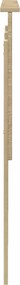 vidaXL Κεφαλάρι Δρύς Sonoma Επεξεργασμένο ξύλο