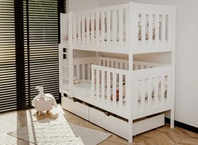 DAWID 80x180 white bunk bed Lano Furniture