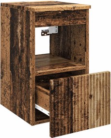 vidaXL Ντουλάπι Μπάνιου Παλαιωμένο ξύλο 30 x 41 x 50 εκ.