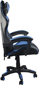 BF7850 Gaming Πολυθρόνα Γραφείου Διευθυντή Pu Μαύρο - Μπλε   1τμχ