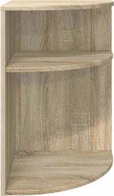 vidaXL End Table Δρύς Sonoma 39,7 x 39,7 x 60 εκ Επεξεργασμένο ξύλο