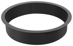 VEVOR Fire Pit Ring Round 40” Outer 36” Inner Steel Liner DIY Campfire Firepit