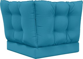 vidaXL Μαξιλάρι Καναπέ Εξωτερικού Χώρου 3 pcs Βασιλικό Μπλε