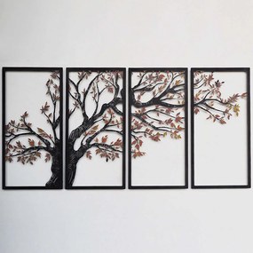Διακοσμητικό Τοίχου Autumn Vibes (Σετ 4Τμχ) 507ATP1202 69x150cm Multi Wallity Steel