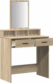 vidaXL Τραπέζι περιποίησης Δρύς Sonoma 79 x 41 x 140 εκ.