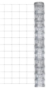 vidaXL Συρματόπλεγμα Περίφραξης Ασημί 50 x 1,25 μ. από Γαλβαν. Ατσάλι